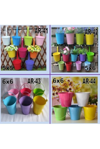 Bucket Planters 2